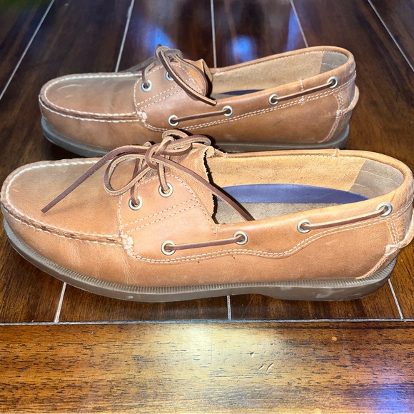 Chaps Brown Leather Loaders - Picture 4 of 6